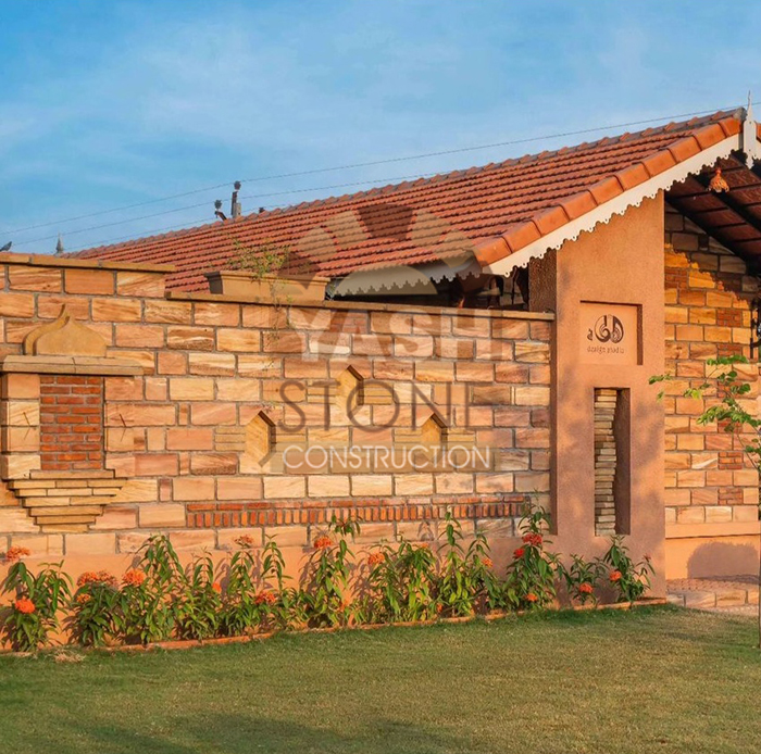 Natural Stone Bunglows Construction