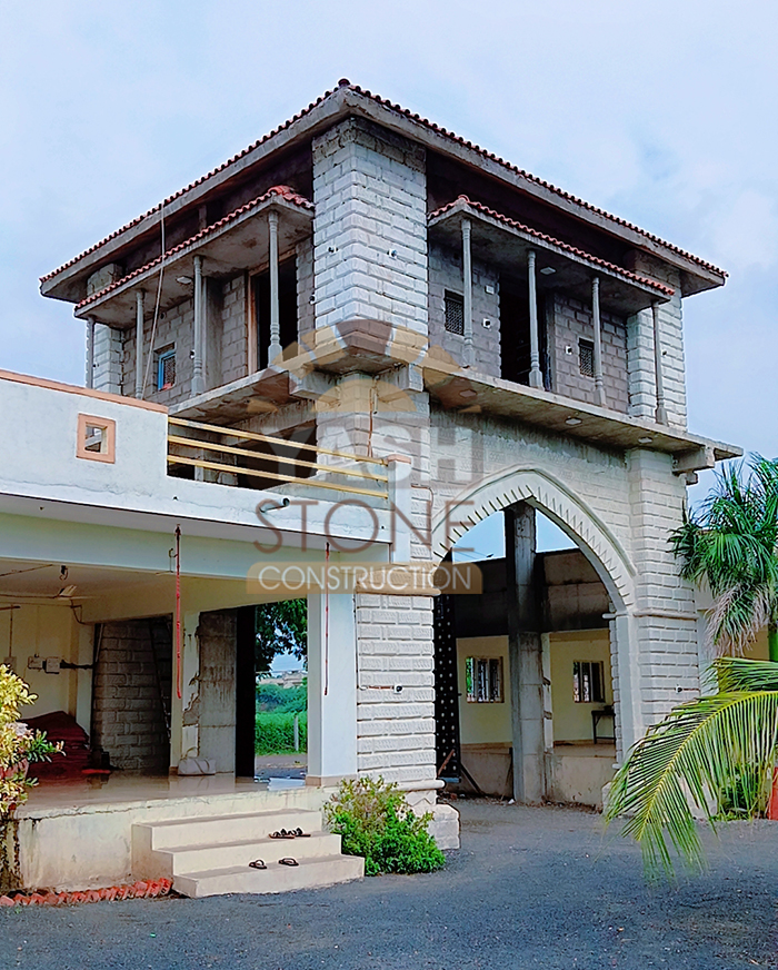 Natural Stone Bunglows Construction